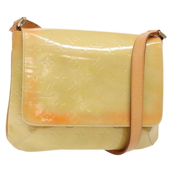 LOUIS VUITTON Monogram Vernis Thompson Street Bag Beige M91301 - Picture 1 of 13